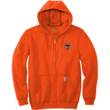 Biggby Bombers Carhartt Midweight Hooded Zip-Front Sweatshirt