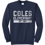 Coles Elementary Distressed Crewneck Sweatshirt